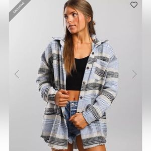 Buckle-BKE | Oversized Shacket Flannel